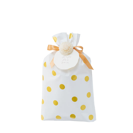 ギフトラッピングセット_ドット柄[34×23cm]