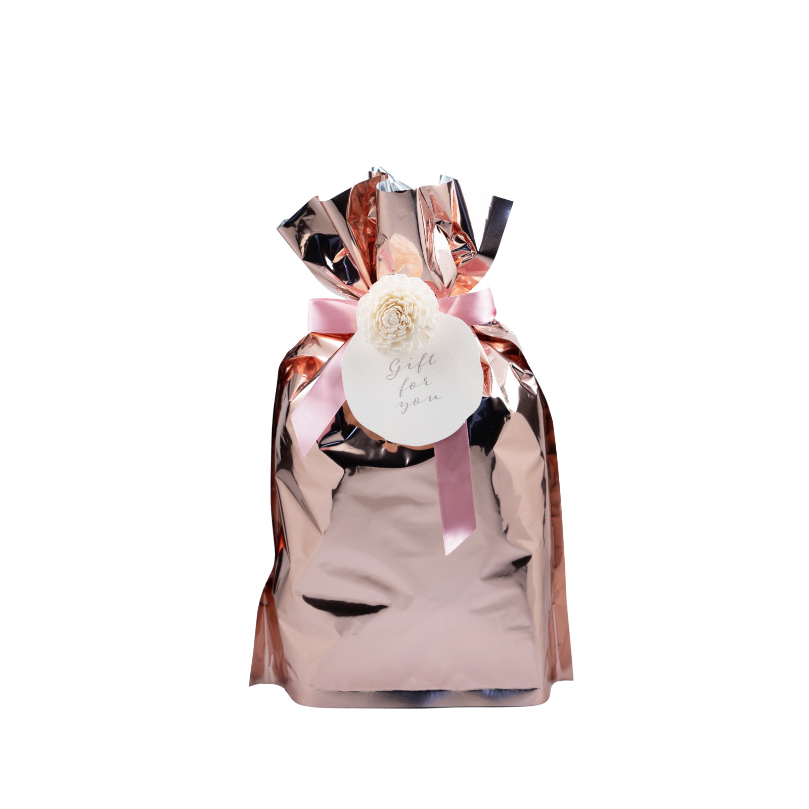 ギフトラッピングセットキラキラ ピンクゴールド 1枚[37×25cm